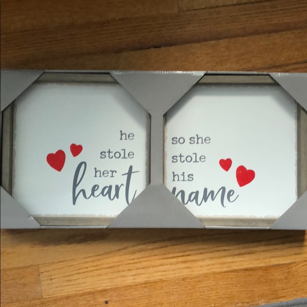Brand new wedding signs